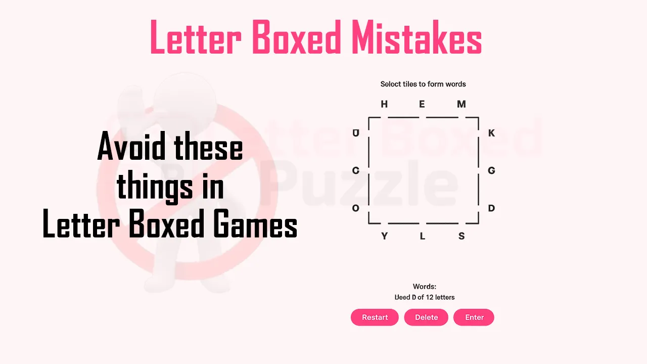 Letter Boxed Mistakes